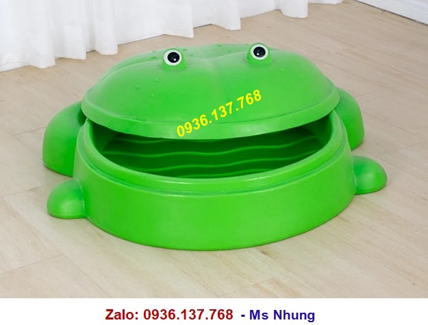 Bể chơi cát nước con ếch